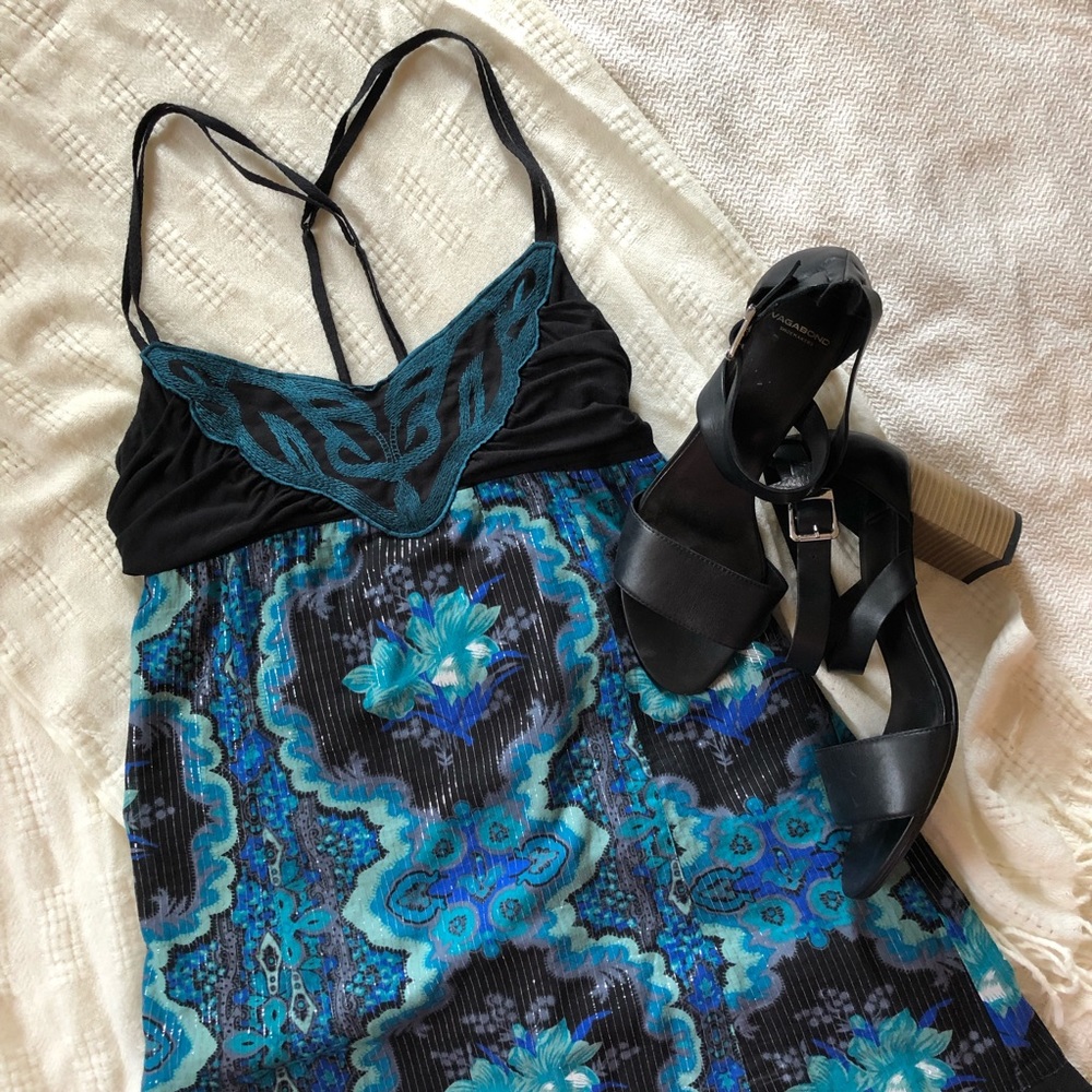 Free People Flounce Hem Dress